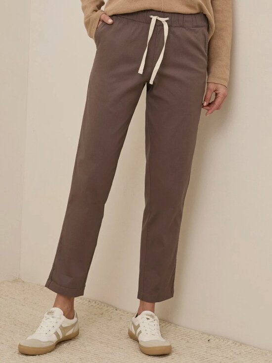 Pact Pants - Pact Organic Daily Twill Pant Medium Deep Taupe